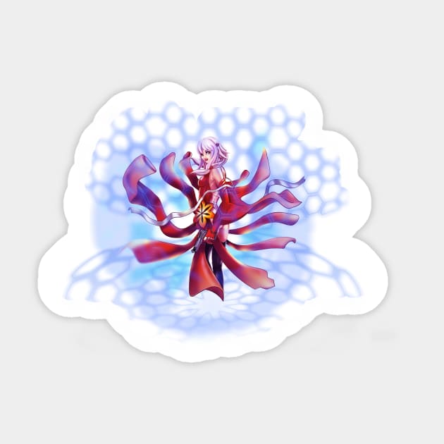 Yuzuriha Inori Sticker by LEGADOVISUAL